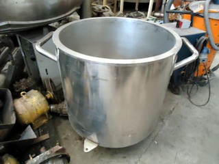 Tacho em aço inox, 440 litros