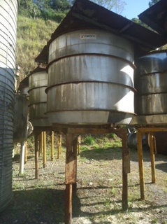 Tanque Misturador em aço inox, 5.000 litros