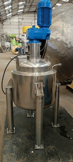 REATOR PILOTO EM AÇO INOX ENCAMISADO, CAPACIDADE 85 LITROS