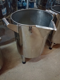 Tacho em aço inox, 50 litros