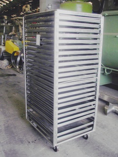Carrinho em aço inox