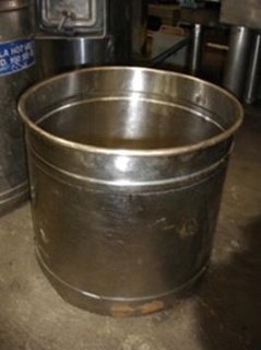 Tacho Em Aço Inox/ Grau Sanitário