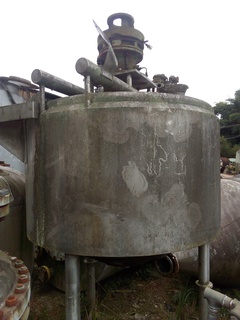 Tanque Misturador em aço inox, 1.200 litros