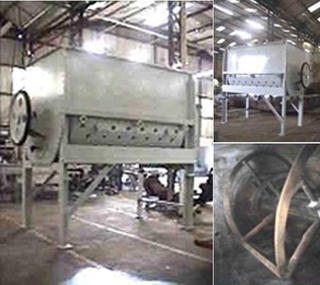 Misturador tipo Ribbon Blender em aço carbono, 8.000