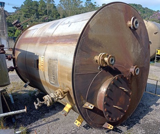 Tanque em aço inox 316, 10.000 litros