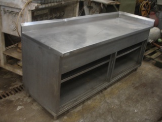 Mesa / Balcão em aço inox