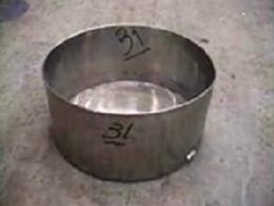 Tacho Em Aço Inox/ Grau Sanitário