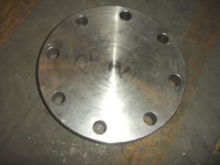 Flange Cega Em Aço Inox