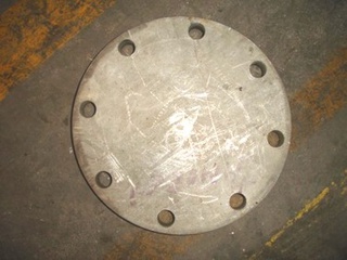 Flange Cega Em Aço Inox