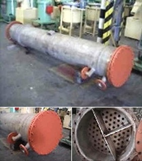 Trocador de Calor em aço inox 316