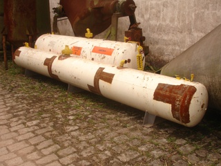 Tanque em aço carbono, 1.300 litros