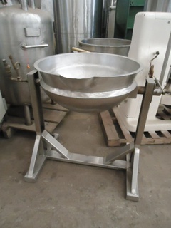 Tacho em aço inox, 100 litros
