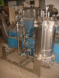 Filtro em aço inox, 2.000 litros
