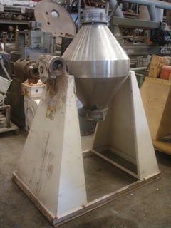 Misturador Duplo Cone em aço inox, 140 litros