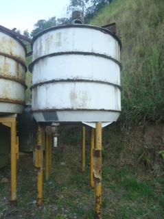 Tanque misturador em aço carbono, 5.000 litros