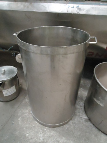 Tacho em aço inox, 200 litros