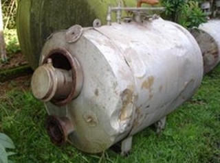 Tanque Em Aço Carbono/ Capacidade 1.020 Ltrs