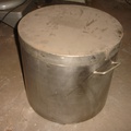 Tacho em aço inox, 85 litros