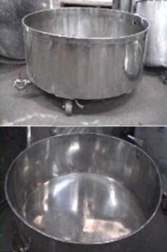 Tacho Em Aço Inox/ Grau Sanitário
