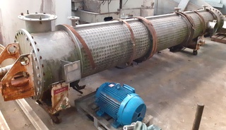 Secador / misturador rotativo em aço inox, 2.700 litros