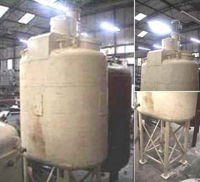 Tanque Misturador Em Aço Carbono/ Cap. 4.500 Ltrs