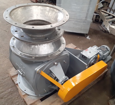 Válvula rotativa em aço inox