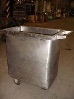 Caixa em Aço Inox, 160 litros