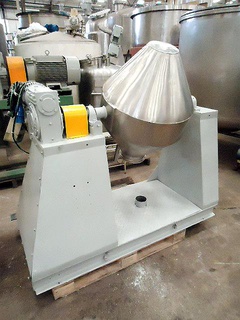 Misturador Duplo Cone em aço inox, 150 litros
