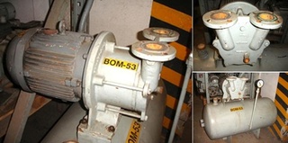 Bomba De Vácuo Com Tanque Pulmão Em Aço Carbono
