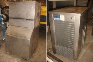 Produtora de gelo em escamas, aço inox