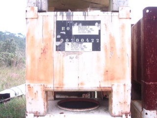 Container em aço carbono, 1.000 litros