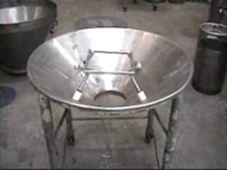 Funil Alimentador Em Aço Inox
