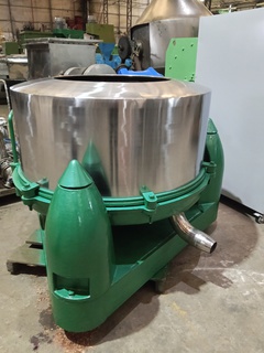 CENTRIFUGA DE CESTO EM AÇO INOX, CAPACIDADE 250 LITROS