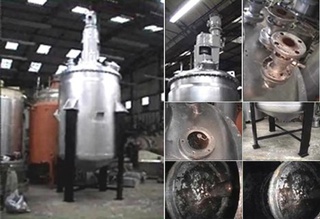 Reator Em Aço Carbono/ Capacidade 6.000 Ltrs