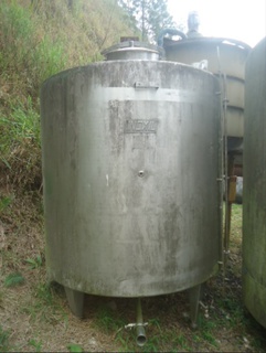 Tanque Misturador em aço inox, 5.000 litros