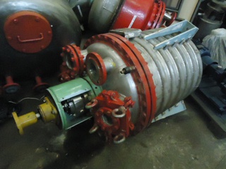 reator em aço inox 316L, 200 litros