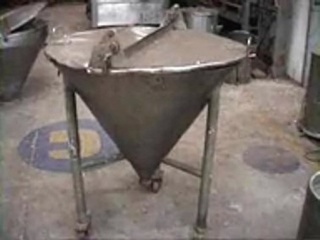 Funil Alimentador Em Aço Inox