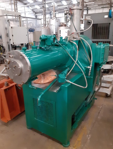 Moinho de esfera horizontal em aço carbono, 80 litros