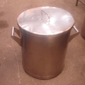 Tacho em aço inox, 35 litros