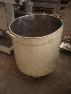 Tacho em aço inox, 190 litros