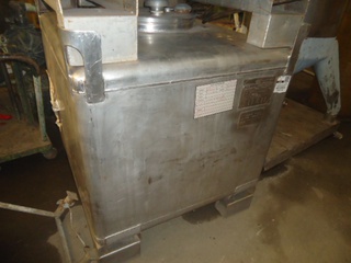 Container em aço inox 304, 1.000 litros