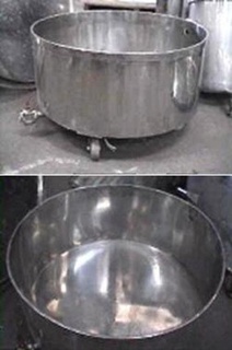 Tacho Em Aço Inox/ Grau Sanitário