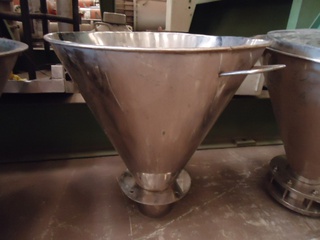 Funil em aço inox