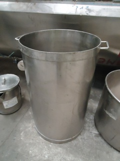 Tacho em aço inox, 200 litros