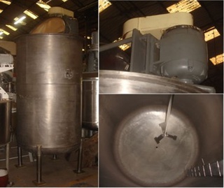 Tanque Misturador em Aço Inox, 2.120 litros